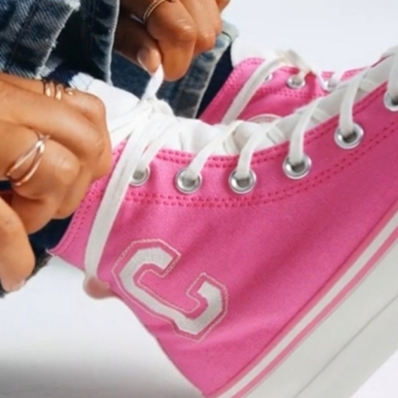 Converse Shoes - ⚫️  Converse Chuck Taylor All Star Lift Platform Varsity Shoes Site 7.5 Women